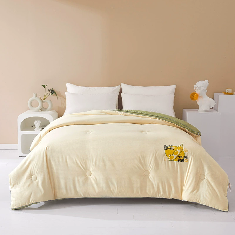Новый прямой эфир with hot three-dimensional soybean fiber is thickened and warm with new styles. Spring and autumn quilts are quilts in student dormitory