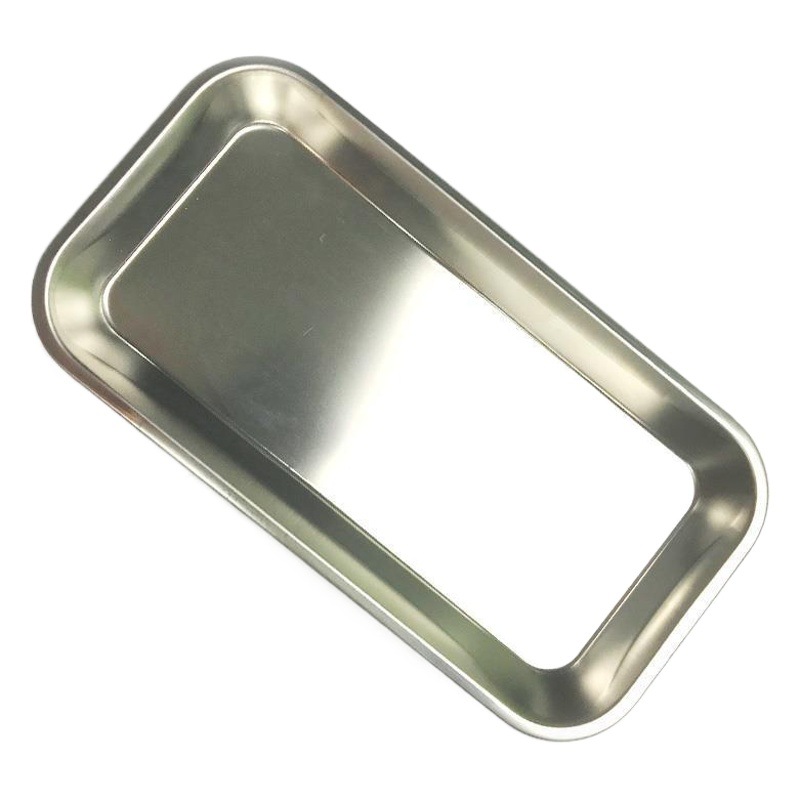 Disco cuadrado dental engrosado de acero inoxidable 304 Disco de equipo quirúrgico Disco dental Disco de desinfección oral Color sólido