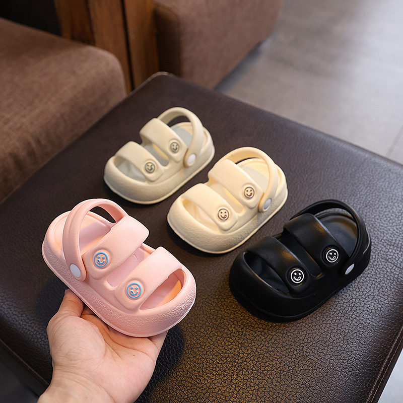 Summer Children's Slippers, Non-Slip Soft Sole, Breathable Baby Toddler Shoes, Baby Home Sandals, Comfortable Beach Shoes