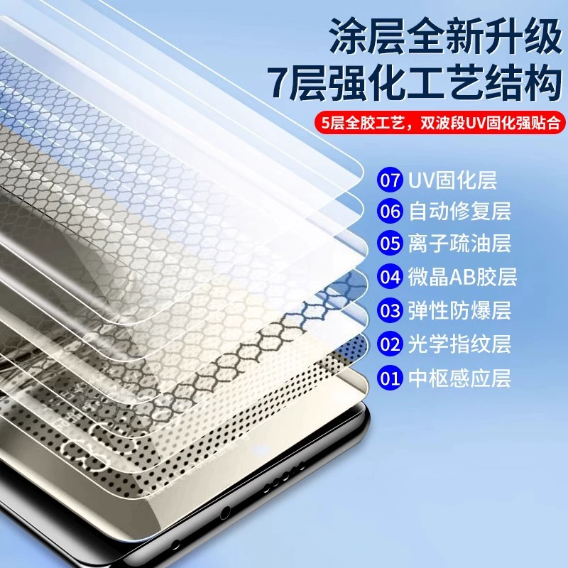 UV полное клея подходит для PURA70pro закалённое стекло 70pro+полное покрытие экрана высокая Definition чёрный бордёр защита мобильного телефона пленка