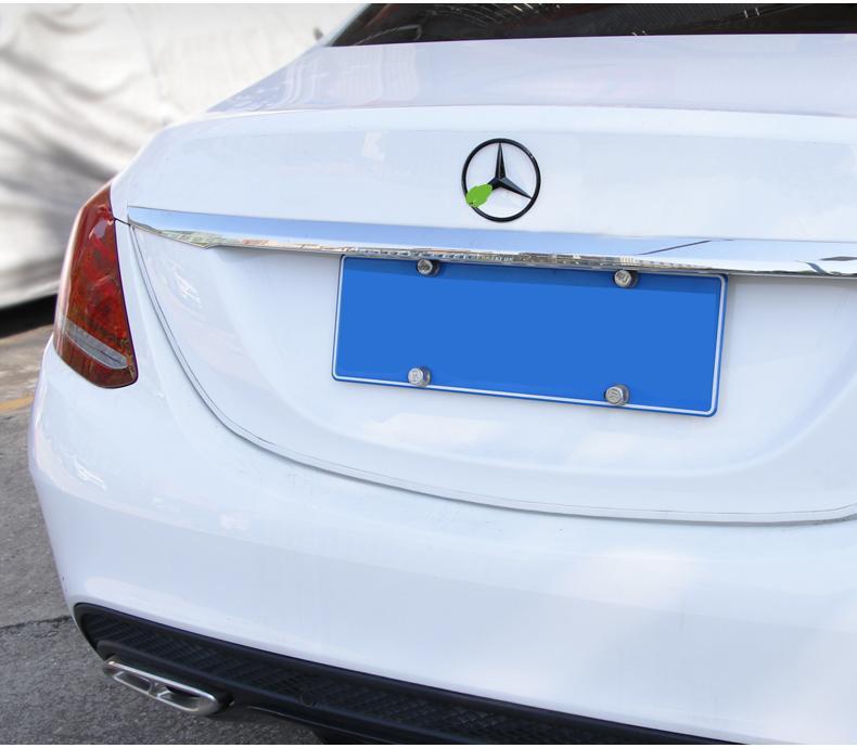 Mercedes-Benz C-Class, E-Class, A-Class, GLC, CLA, GLA – modified rear trunk emblems, rear trunk star emblems, trunk emblems, Mercedes-Benz emblems