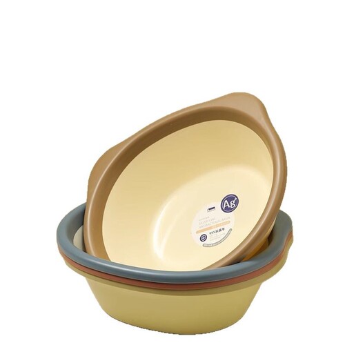Wholesale thickened face basin for student dormitory plastic basin home foot basin dish basin baby bottom washing small basin