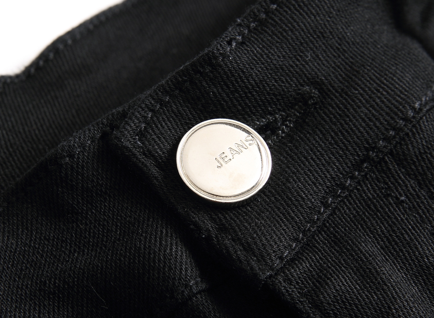 2023 Autumn New Street Style Black Men's Jeans Personality Stretch Trend Slim Fit Mid-Waist Pants Men_viptrois.com