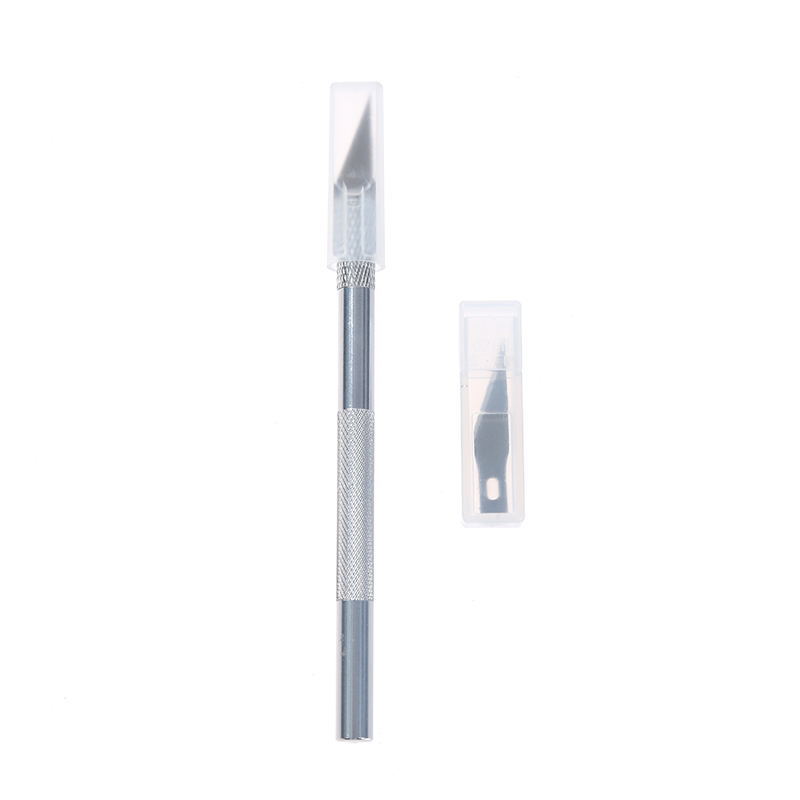 Juego de cuchillo de bolígrafo de grabado de corte de papel especial, cuchillo de aluminio, juego de herramientas de metal, cuchillo de corte manual pequeño para estudiantes