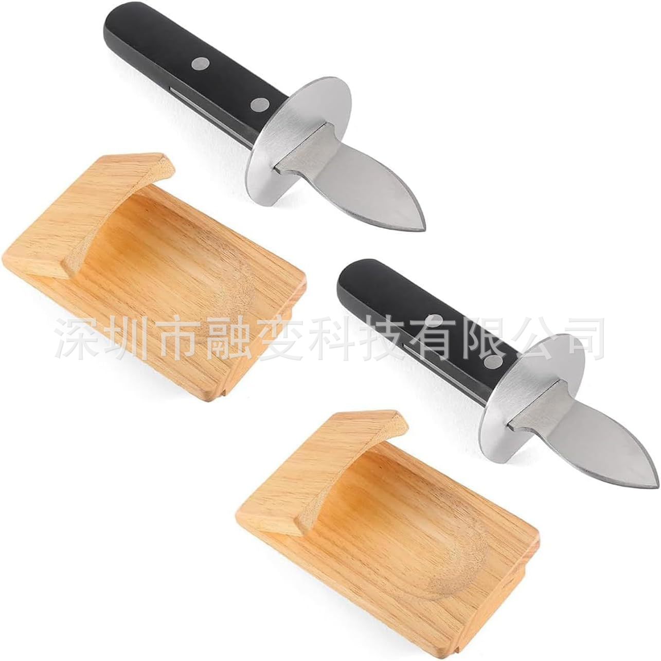 굴 칼 + 나무 굴 시트 2 pc