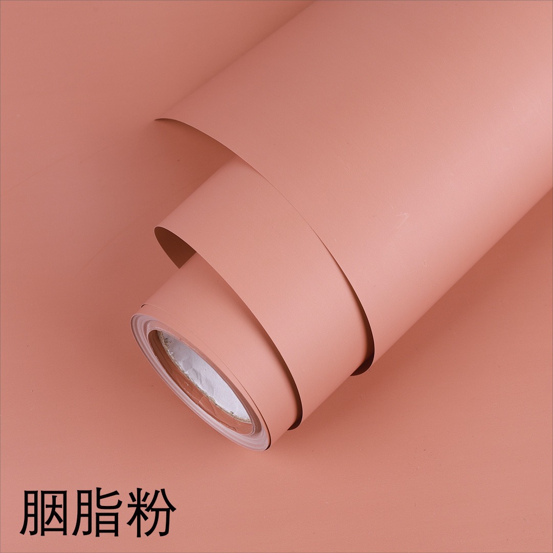 Material de embalaje floral 7.8s color sólido mate mate mate mañana niebla OPP rollo papel de embalaje de flores diy floristería papel de embalaje de ramo