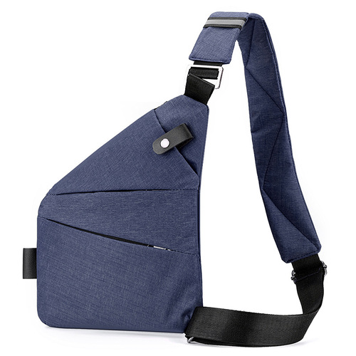 Men's chest bag  new wholesale Korean fashion trend crossbody bag large capacity multi-layer portable shoulder bag