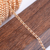 DIY hand -made jewelry cross chain O -line chain bead chain parts chain accessories metal iron chain manufacturer spot wholesale