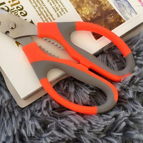 Multifunctional stainless steel household kitchen scissors chicken bone scissors barbecue powerful barbecue tools food scissors food scissors