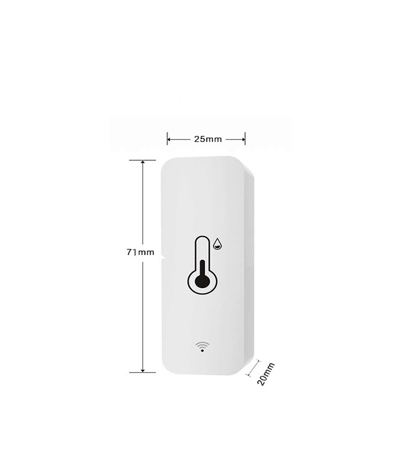 Graffiti temperatura y humedad graffiti WiFi sensor de temperatura y humedad detector enlace inteligente tuya sonda de temperatura y humedad