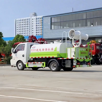 Dongfeng pure electric spray dust suppression vehicle, fog cannon equipment modified on demand, urban sanitation dust control
