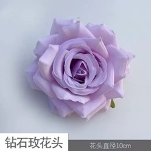 绢布玫瑰花单只厂家批发 服饰车头花玫瑰花墙花排花环胸花插花