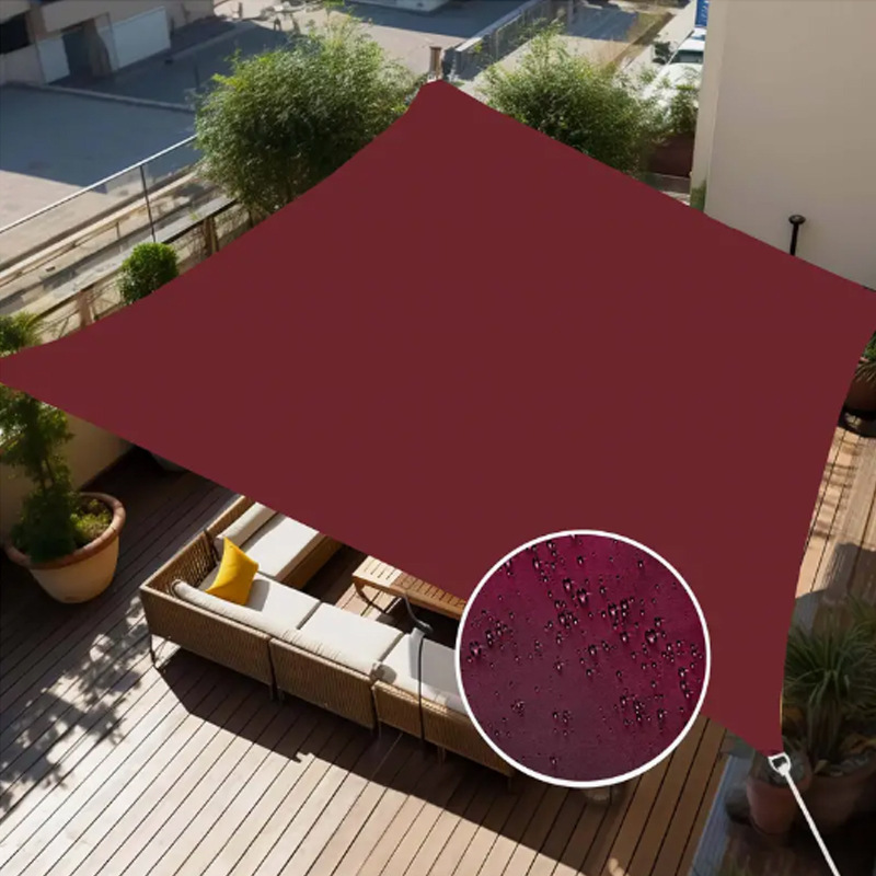 Rectangular sunshade sail for patios, waterproof and rainproof, suitable for outdoor use in gardens and on terraces Rectangular sunshade sail for patios, waterproof and rainproof, suitable for outdoor use in gardens and on terraces