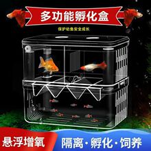 鱼缸隔离盒缸内孔雀鱼繁殖热带鱼产房非亚克力幼鱼小鱼苗孵化器
