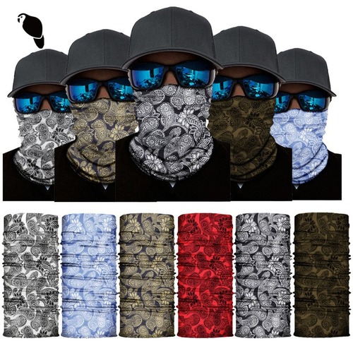 Merit and Honor Pattern Series Sunscreen Scarf Summer Magic Headscarf Outdoor Cycling Seamless Mask Breathable Sweatproof Foreign Trade