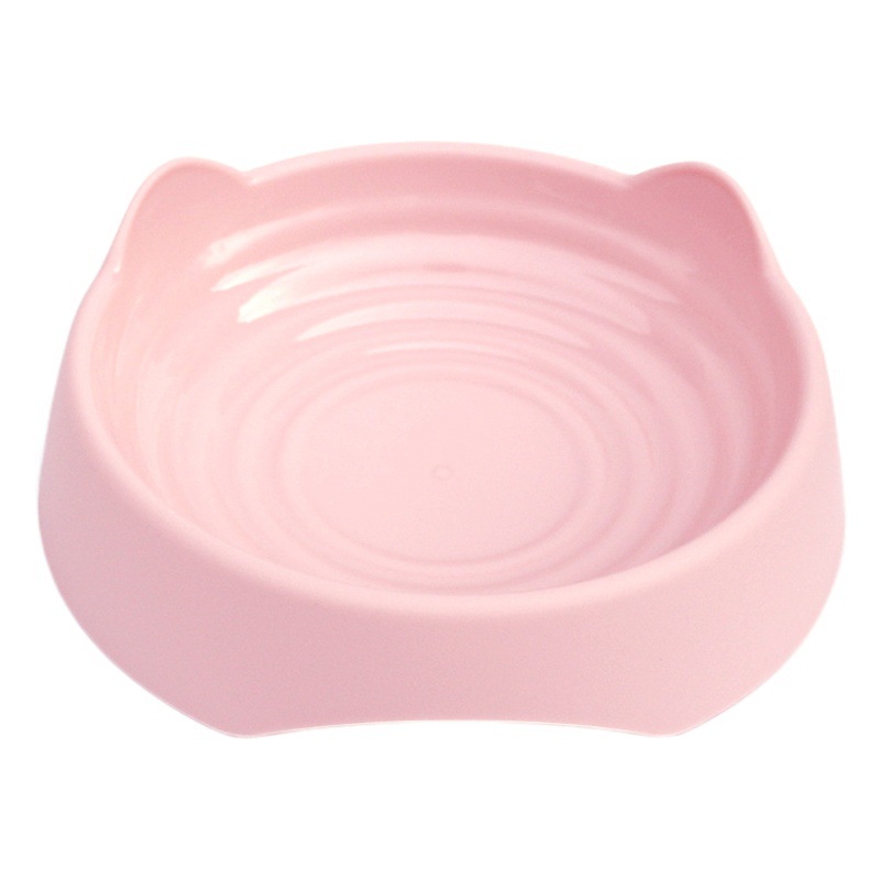 T Tazón Para Mascotas perro Tazón de Arroz tazón de gato de plástico PP solo Tazón tazón de oreja de dibujos animados vajilla para mascotas Nuevo