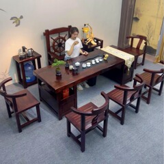 古材オフィス収納茶台店舗茶道茶テーブル椅子リビング茶室茶テーブル中国風茶台