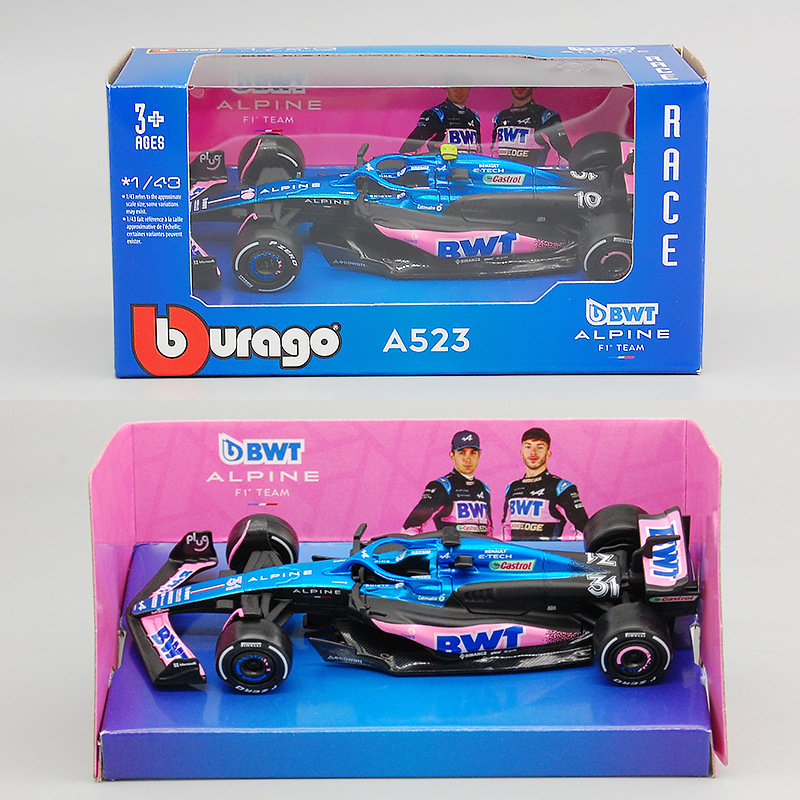 Bimeko Fórmula modelo de coche lafali F1 LAFHA Racing Modelo de coche 1:43 fórmula de aleación modelo de coche SWING