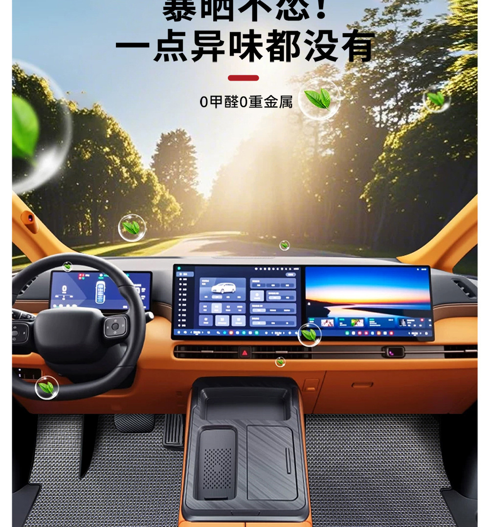 [Immense Starry Sky] Suitable for Wei Brand Gaoshan 8 Carbon Fiber Pattern Woven Floor Mats, Waterproof and Non-Slip