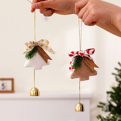 新しいクリスマスツリーの鈴のペンダントのチャイムのチャイムの飾りクリスマスの車の風鈴のプレゼントのクリスマスの装飾品