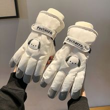 新款滑雪手套女士冬季骑行保暖加绒加厚东北防寒可爱学生棉手套男