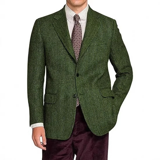 New 2026 Men's Suit, Export European and American Style, Solid Color, High-End Vintage Blazer, British Style Formal Wear for Men New 2026 Men's Suit, Export European and American Style, Solid Color, High-End Vintage Blazer, British Style Formal Wear for Men