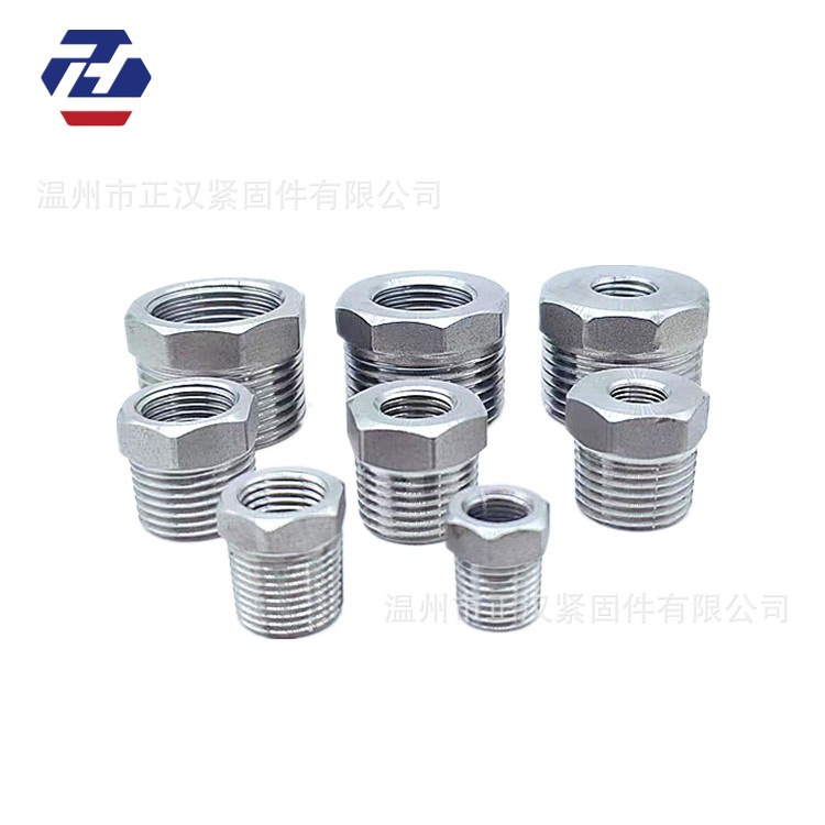 厂家供应不锈钢304六角补芯 内外丝补芯接头 不锈钢六角接头