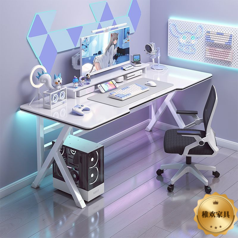 Bedroom Computer Desk, Simple Office Desk, Home Study Desk, Student Desk, Entertainment Computer Desk, Stylish Gaming Desk
