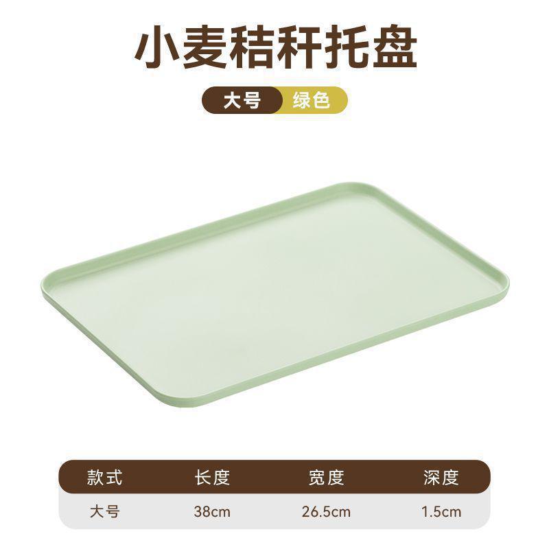 2 Size Plastic Fruit Dessert Tray Desktop Food Storage Plate