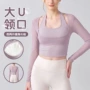 长袖挂脖外穿新款瑜伽服