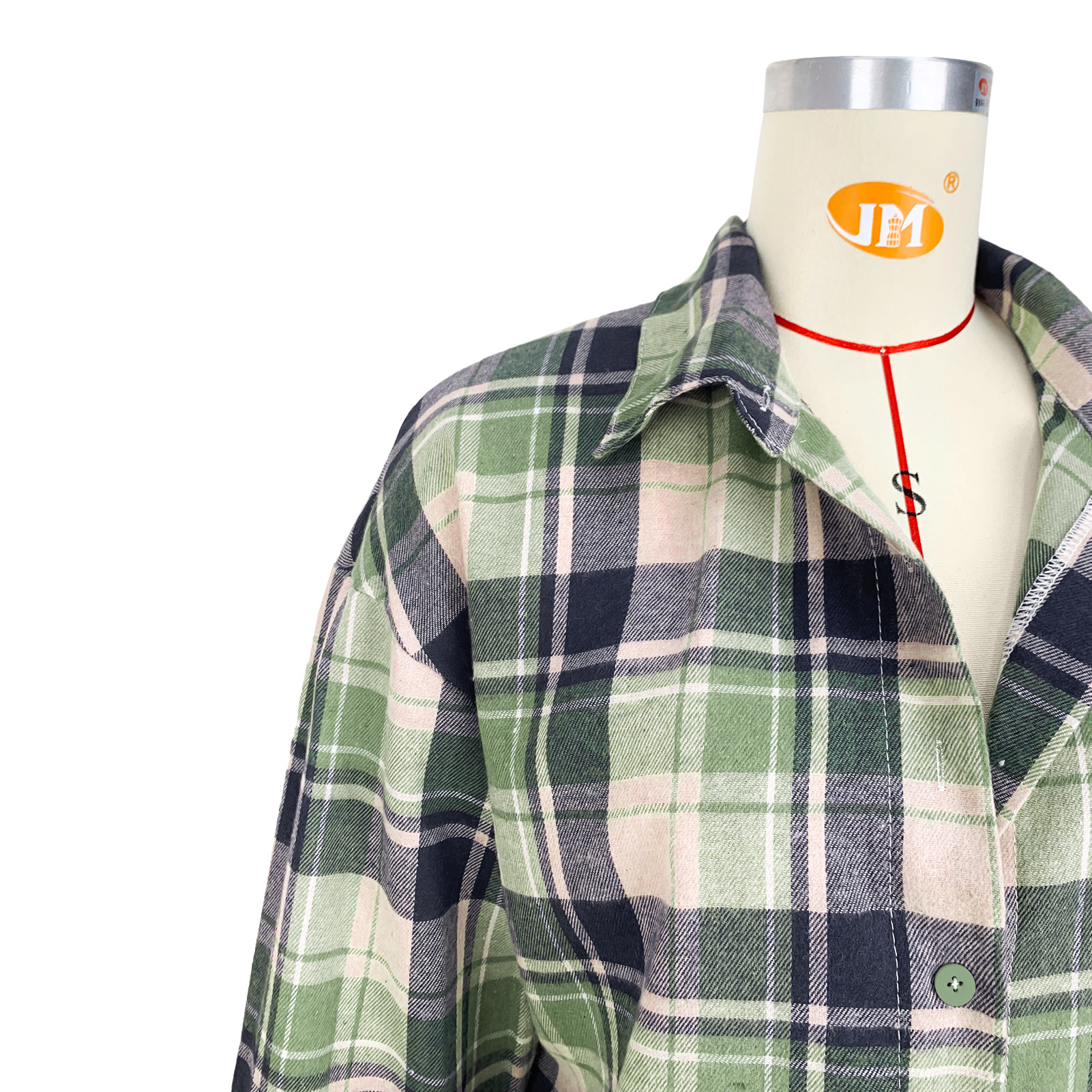 Women Clothing Comfortable Cotton Plaid Coat Shirt Dress 12 Women Clothing Comfortable Cotton Plaid Coat Shirt Dress