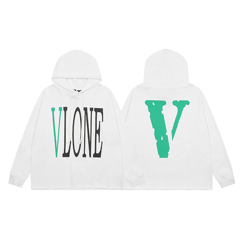 Exterior solo Vlone FOG mosaico AMIGOS elemento estilo Americano grande V serie con capucha suéter pesado