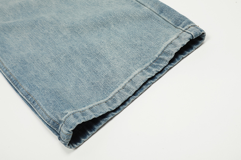 Retro Straight Leg Wide Leg Jeans Loose Fit Casual Summer Style Clean Street Style Floor Length Pants For Men And Women_mkmklike.com