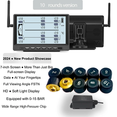 Cheyueda Truck 10-Wheel Truck: Tire pressure monitoring system