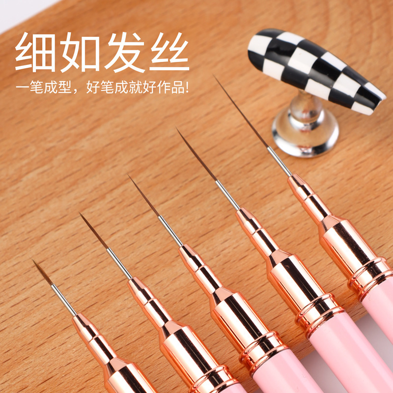 国境を越えたネイルラペンセット画線線線筆点花画線筆彩画針管式ネイルラップセット|undefined