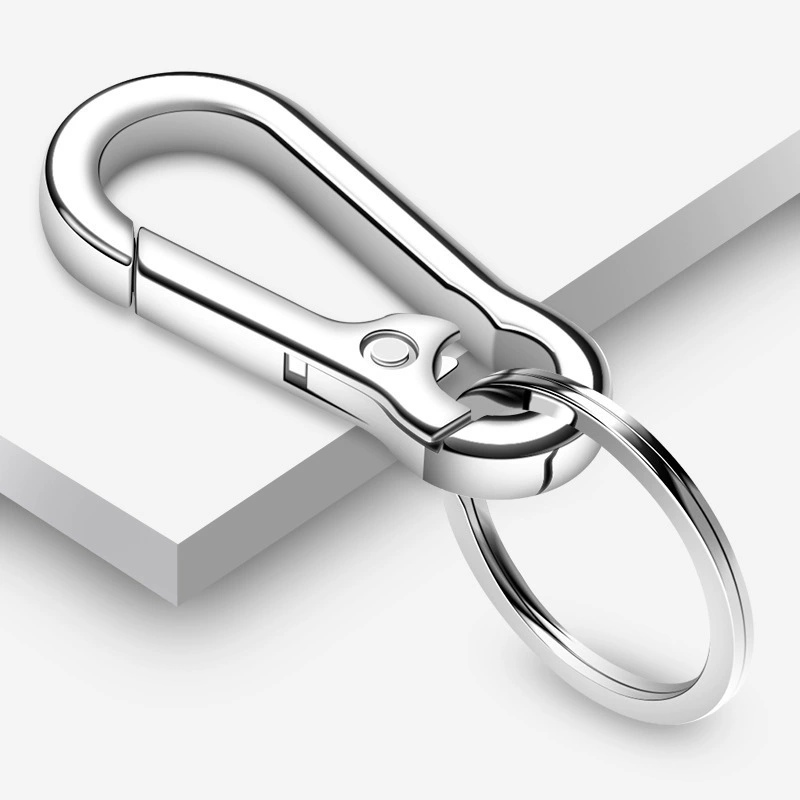 Мужской простой классический металлический брелок цинковый сплав на талии кольцо кольцо для ключей фитинги съемный комбинированный брелок