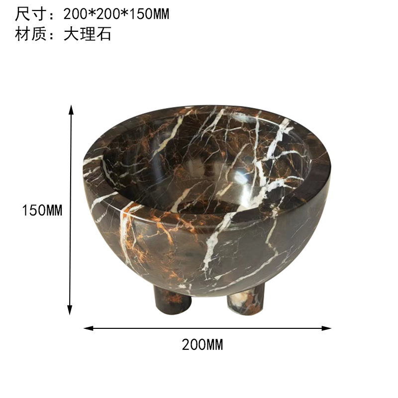 Mei leopardo retrógrado viento silencioso mármol decoración de geometría modelo de casa garra de pollo decoración de paleta de mármol