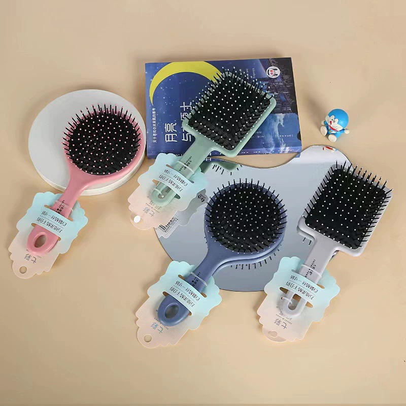 Черный гребень для волос гребень для вьющихся волос рулон гребень удар прямая челка для волос Груша цветок пряжка Профессиональная парикмахерская моделирование цилиндр гребень