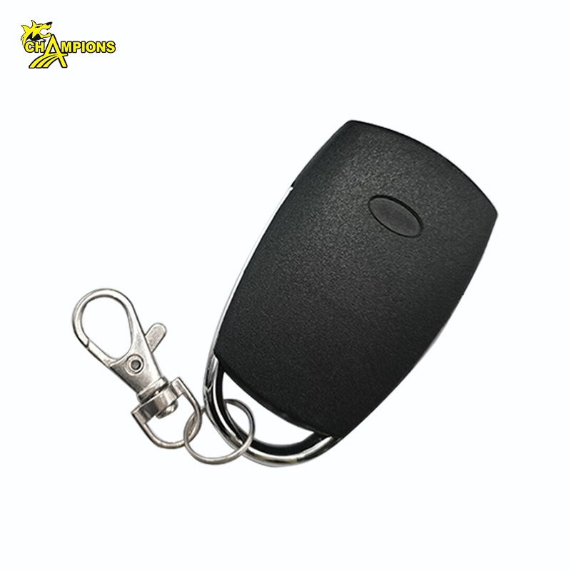 Metal de cuatro botones copia copia 433MHz control remoto inalámbrico rojo D copia puerta de garaje control de acceso de barrera control remoto