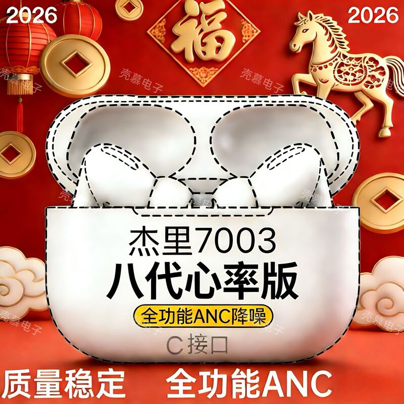 Huaqiangbei Pro3 8Th Generation Wireless Bluetooth Headphones 6Th Generation 7Th Generation 8Th Generation Anc Noise Reduction Suitable for Air Apple Android
