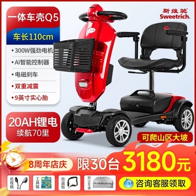 Electric Disabled Home | Qatlanan elektrik velosipedlər - 19-integrated-body-model-q5-widened-windshield-20ah-lithium-battery-can-run-about-70-miles-300w-motor-24v