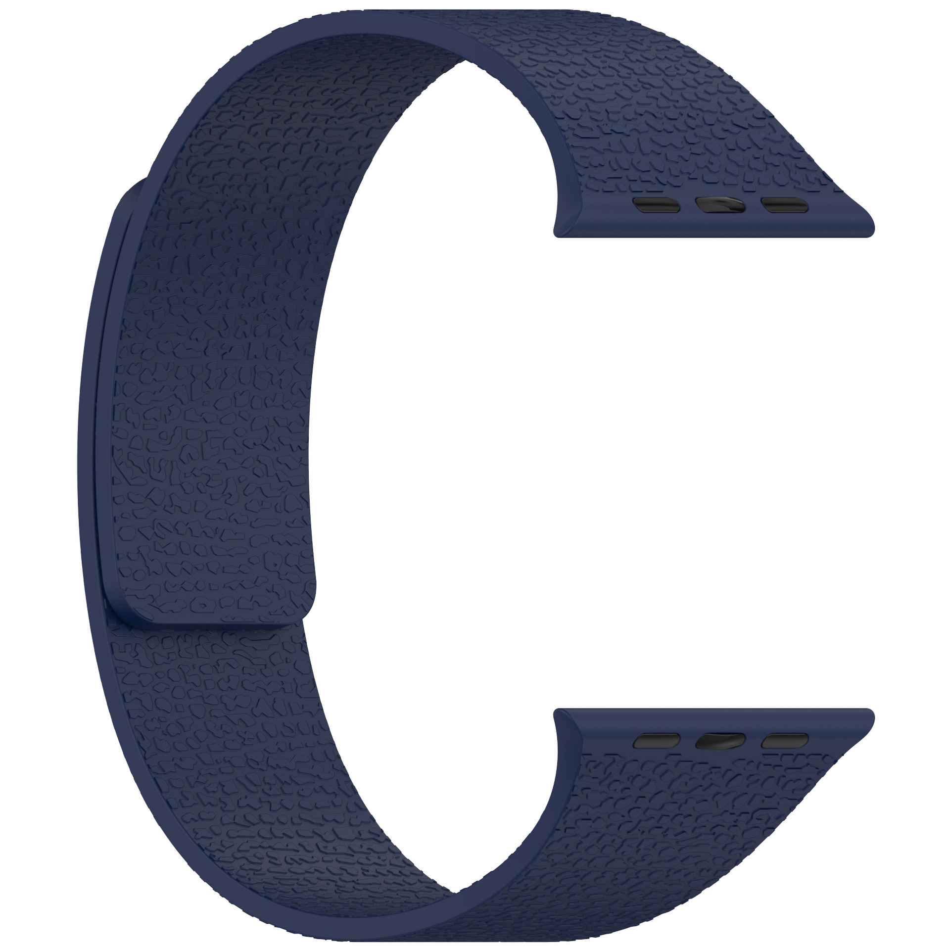 Suitable for Huawei gt5, Xiaomi s4, Apple iwatch9, litchi pattern silicone soft magnetic ultra watch strap s10 undefined