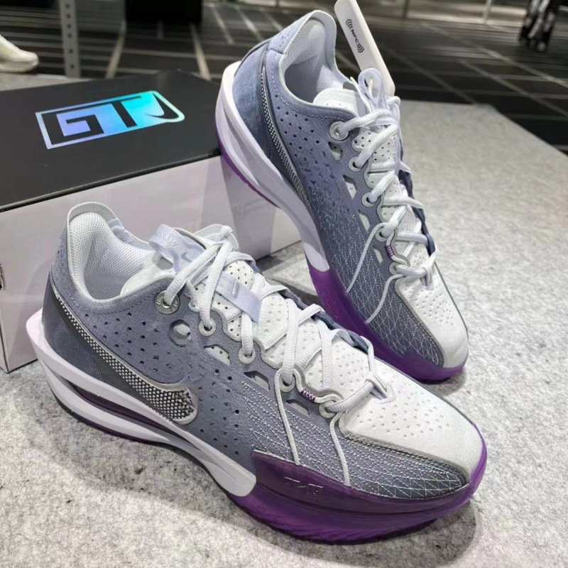 Putian's New Zoom G.T.Cut3 Low-Cut Shock-Absorbing Wear-Resistant Fiber Air Cushion Gt3 Sports Shoes Practical Basketball Shoes