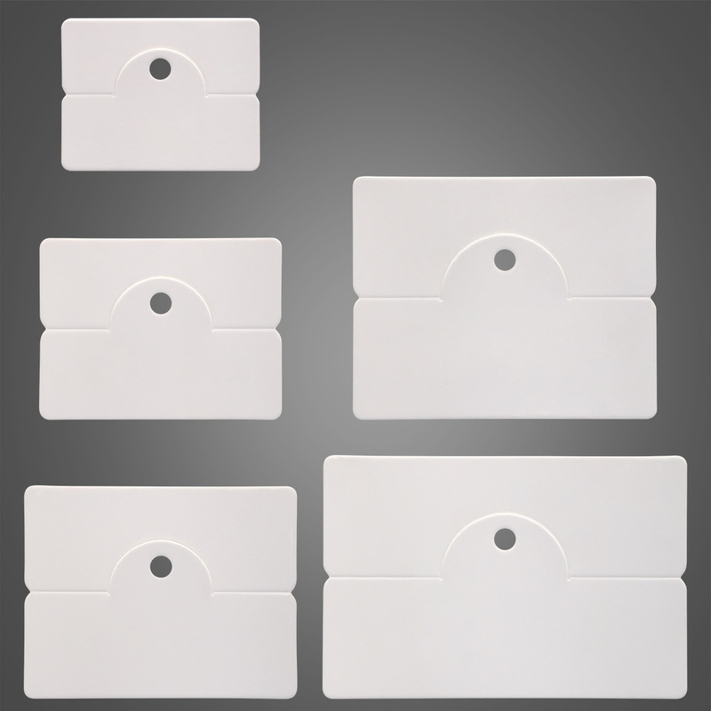 New 6.5cm Wide Folded Blank Card 400g Unprinted White Cardboard DIY Jewelry Accessory Hanging Card New 6.5cm Wide Folded Blank Card 400g Unprinted White Cardboard DIY Jewelry Accessory Hanging Card