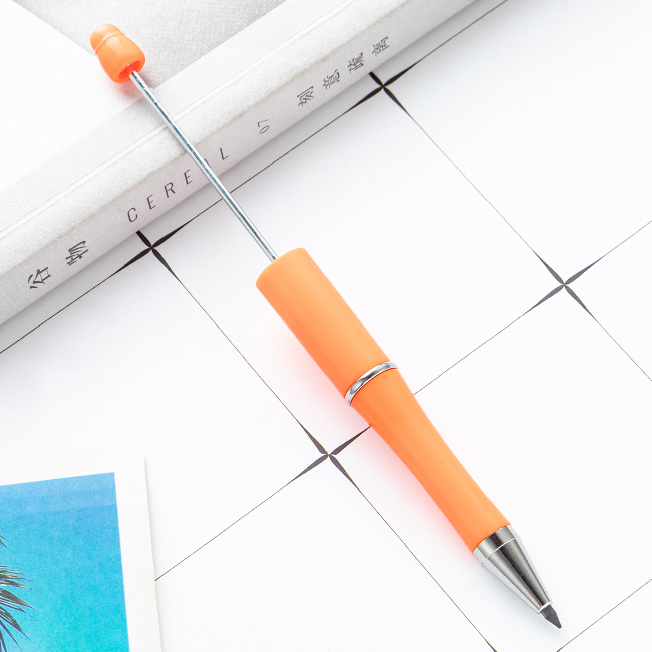 DIY plástico moldeado lápiz pintura afilado-libre Escritura de tinta constante lápiz imprimible logotipo eterno lápiz al por mayor