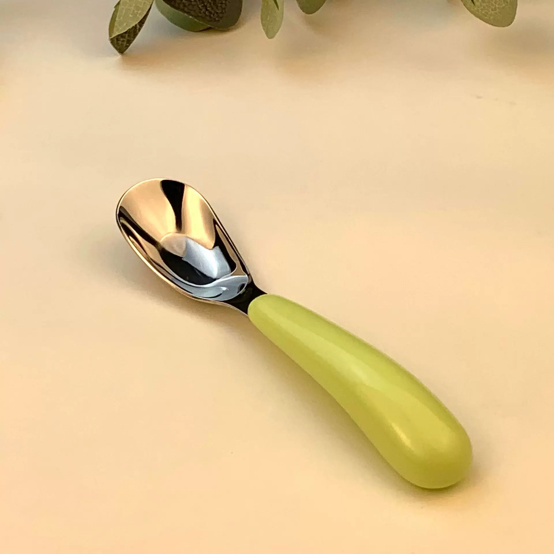 儿童316L不锈钢元宝加深勺婴儿宝宝吃饭训练喂食专用餐具进食