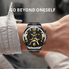 DEYROS Fashionable calendar, men's watch, quartz watches stainless steel, Korean style