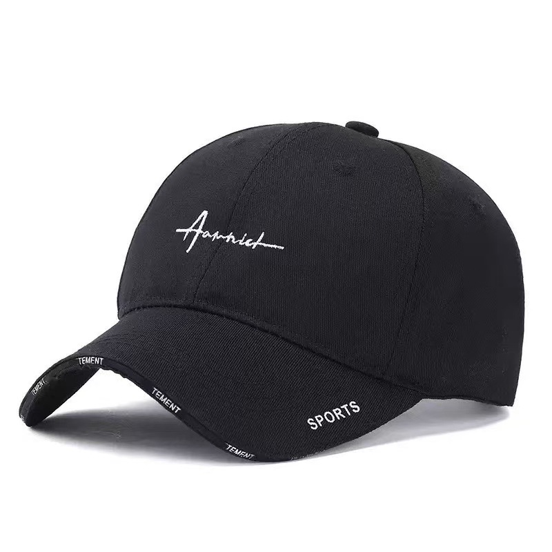 Sonnenschutz-Baseballkappe Unisex Frühling Sommer Outdoor-Sport Trendy-Marke Stickerei Buchstaben Duckbill-Kappe Outdoor-Mode