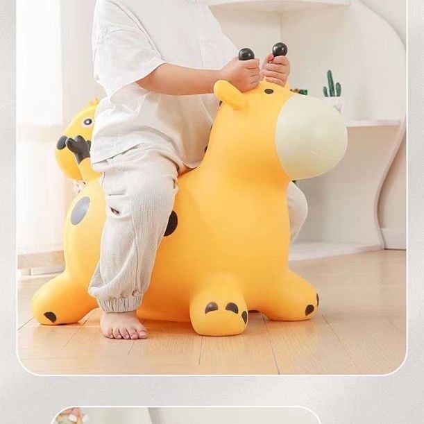 Children's Jumping Pony Inflatable Baby Toy Horse Riding Thickened Explosion-Proof Ride Rubber Non-Toxic