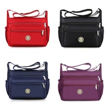 单肩斜挎包包大容量中老年花布包多层牛津布防泼水地摊货源女包